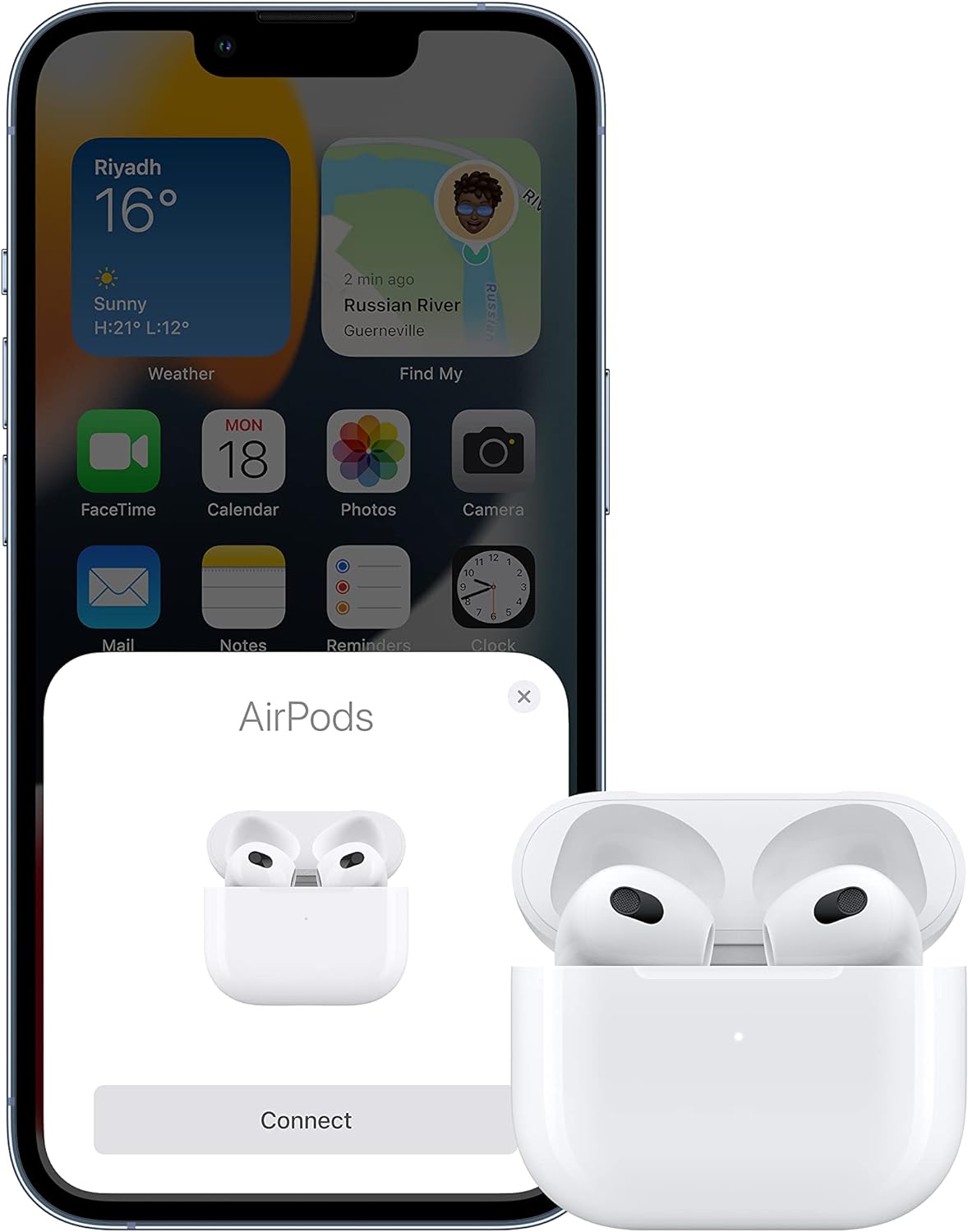 Apple AirPods (3rd generation) - Force sensor for easy control of entertainment and calls. 0194252818510
