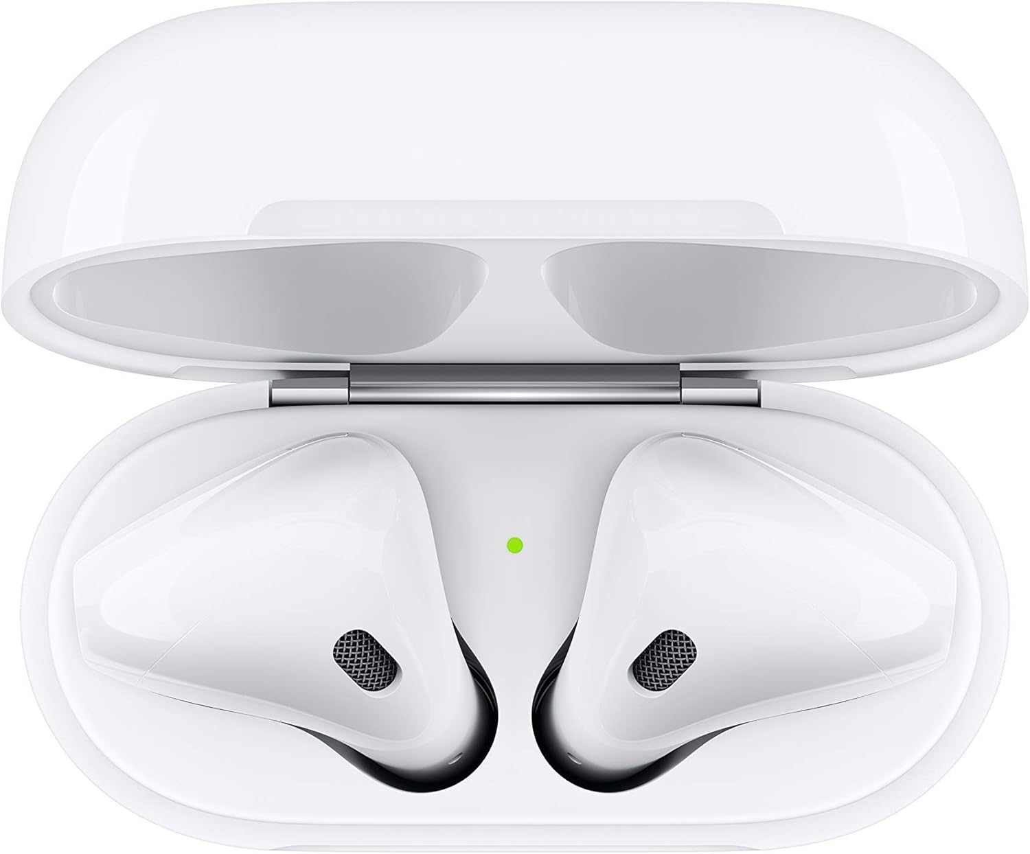 Apple AirPods - White, Say Hey Siri for instant access and eco-friendly packaging. 0190199098565