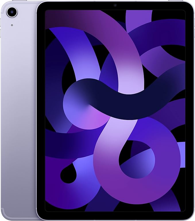 Apple iPad Air 5th Gen M1 Chip 10.9 Purple - Immersive Liquid Retina Display ‎MME93LL/A