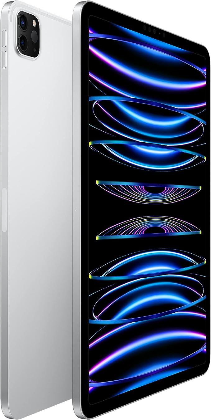 iPad Pro 11 Silver - M2 chip for powerful performance, Wi-Fi 6E connectivity, and Apple Pencil compatibility ‎MNXN3LL/A