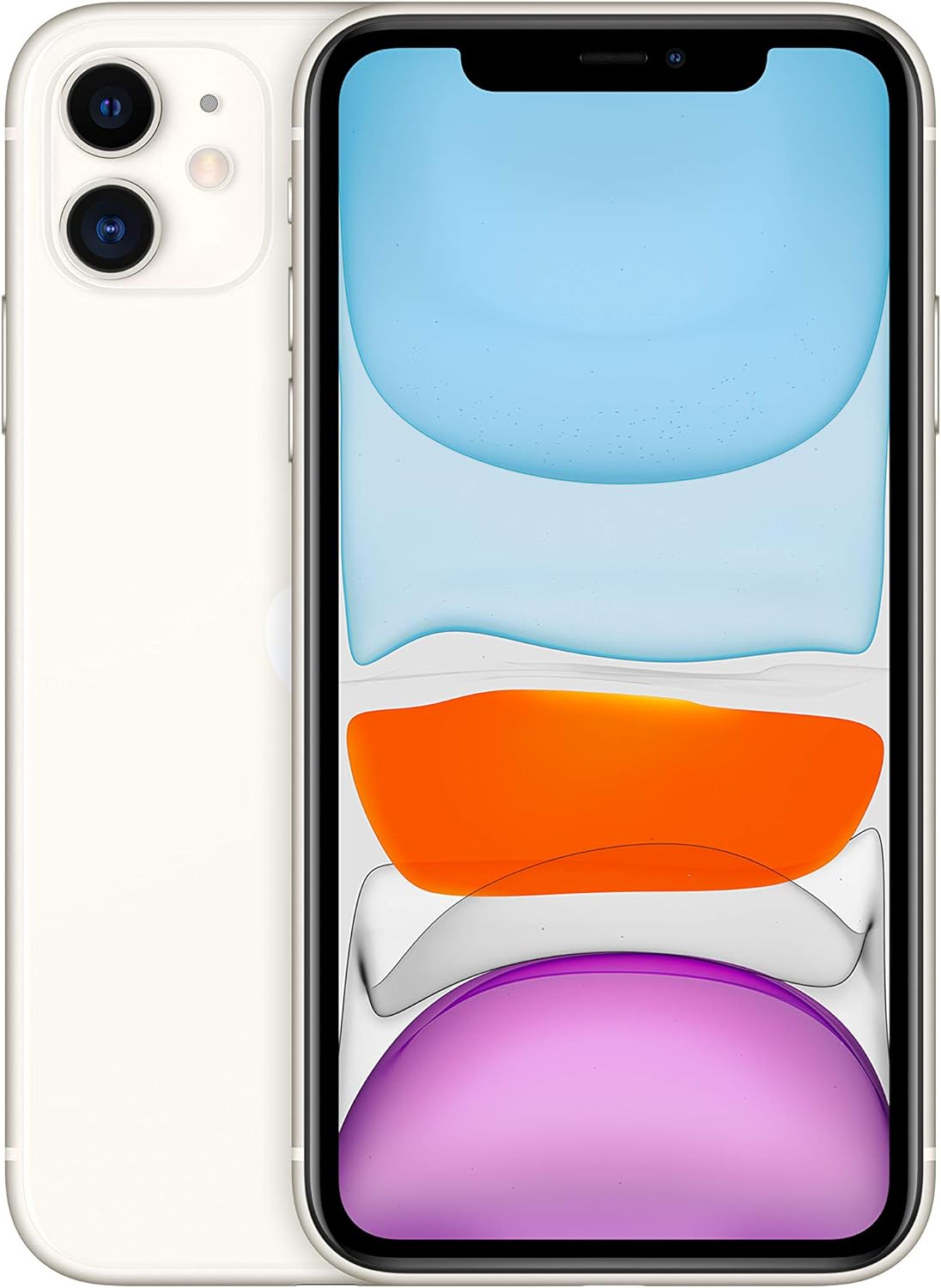 SKU: 0194252099247, Barcode: 194252099247 - Apple iPhone 11 (128GB) - White: 6.1-inch Liquid Retina HD display, water and dust resistant, dual-camera system with Night mode.