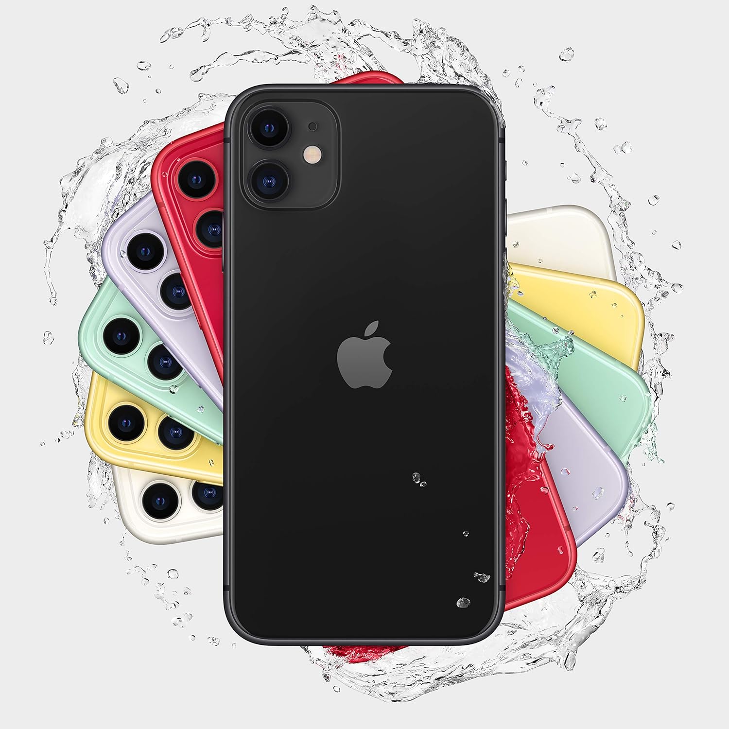 SKU: 0194252097076, Barcode: 194252097076 - Apple iPhone 11 (64GB) - Black: Capture memories with 12MP Ultra Wide and Wide cameras, 4K video recording up to 60fps.