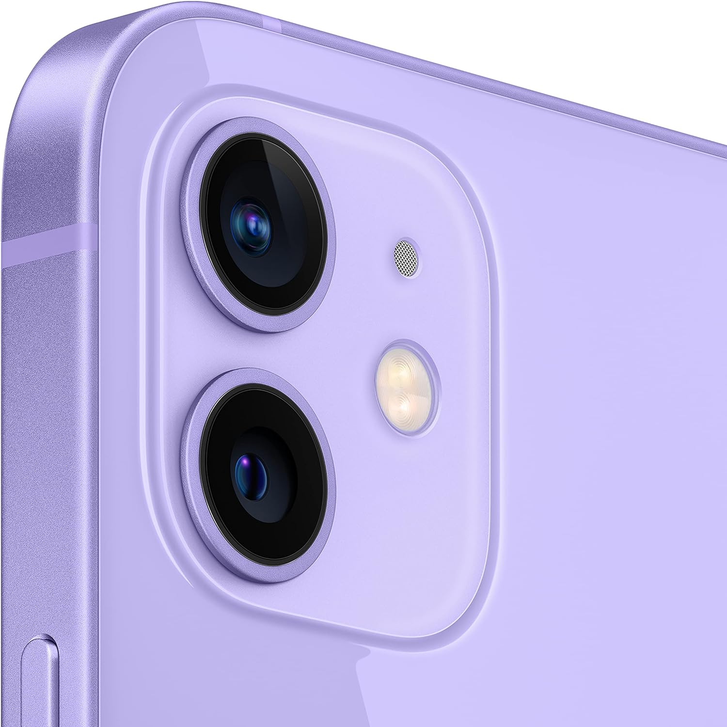 Apple iPhone 12 (256GB) - Purple: Advanced dual-camera system with 12MP Ultra Wide and Wide cameras 0194252430385