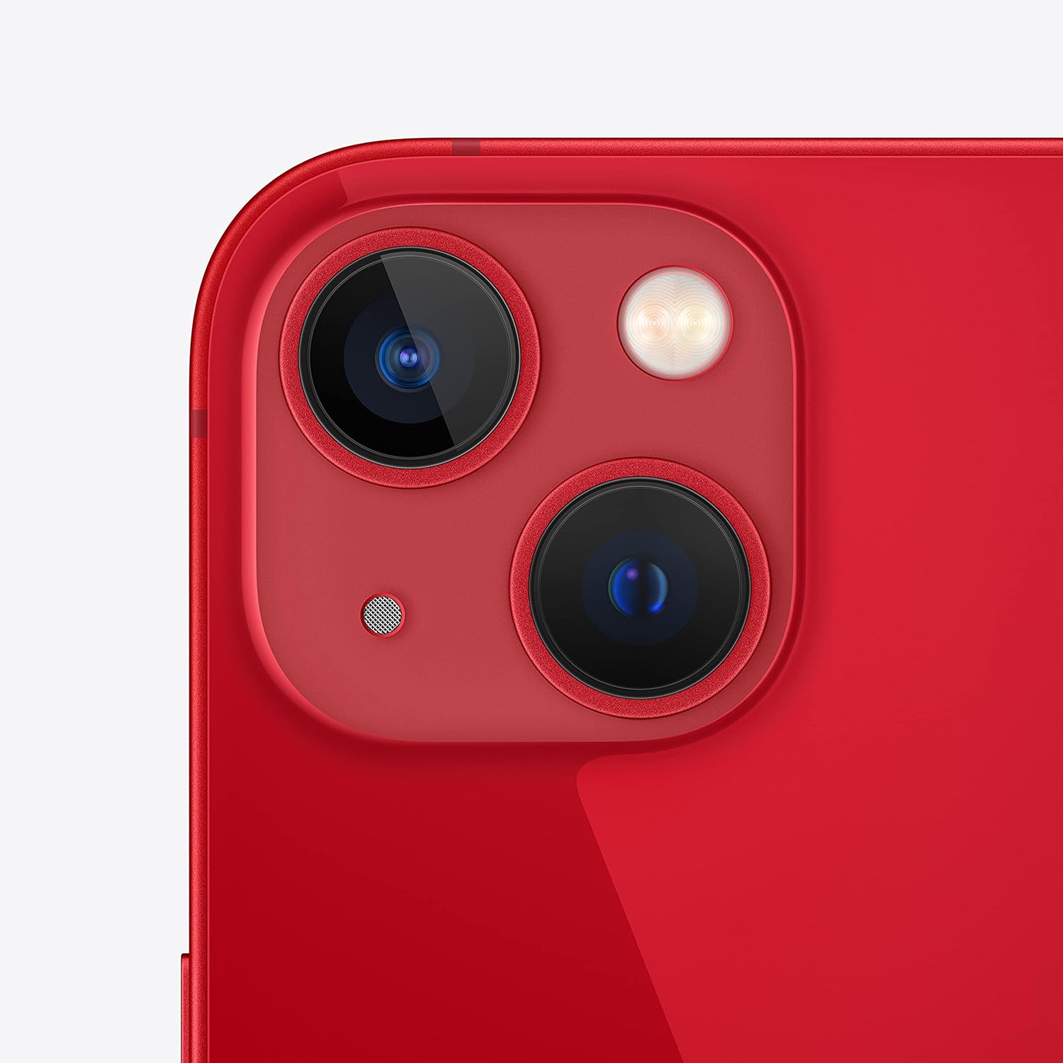 Experience advanced photography with 12MP dual-camera system on Apple iPhone 13 (128GB) - (PRODUCT) RED 0194252707845