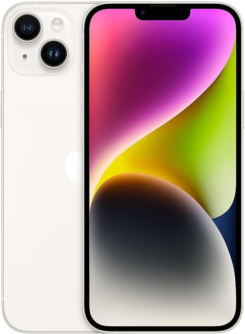 Apple iPhone 14 (256 GB) - Starlight with 6.1-inch Super Retina XDR display 0194253410027