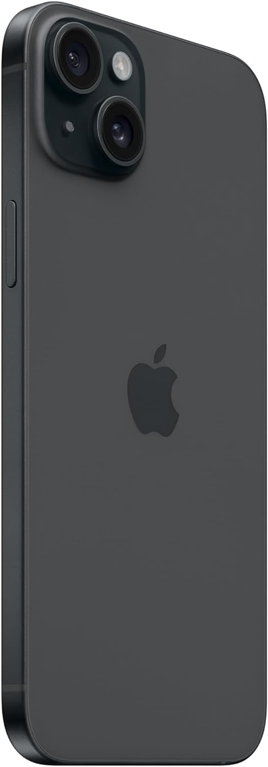 iPhone 15 Plus (128 GB) - Black: Durable design with splash, water, and dust resistance for peace of mind. 0195949040573