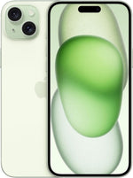 Apple iPhone 15 Plus (256 GB) - Green with Dynamic Island alerts and Live Activities. 0195949042195