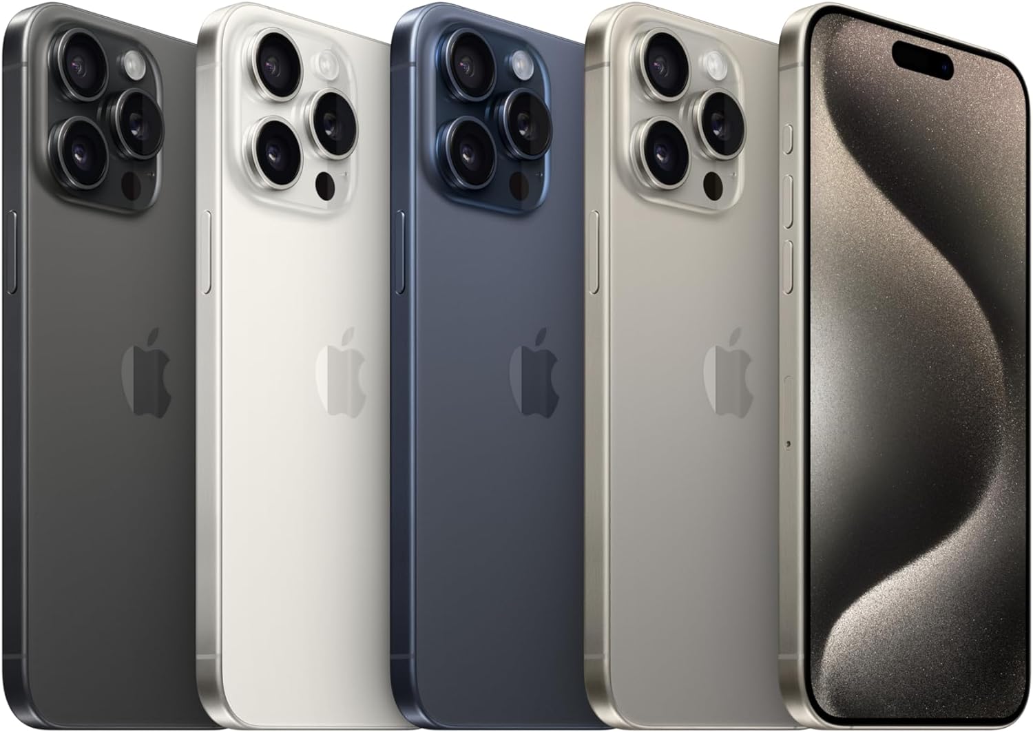 Capture stunning photos with the 7 pro lenses of the iPhone 15 Pro Max - Blue Titanium, including a 48MP Main camera. 0195949048630