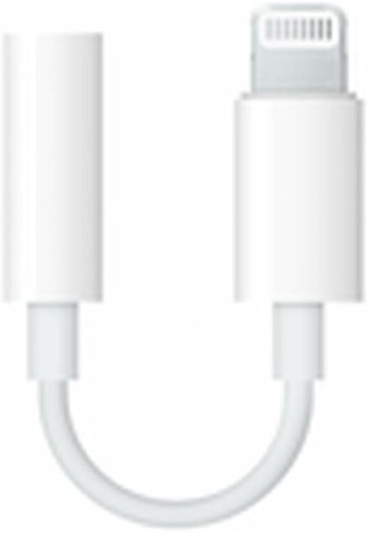 Apple Lightning to 3.5mm Adapter, White - Connect 3.5mm audio devices to Lightning devices. 6222054708853