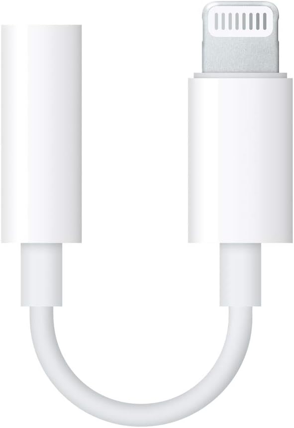 Apple MMX62ZM/A Adapter - Easily connect 3.5mm audio plugs to Lightning devices. 6222054708853