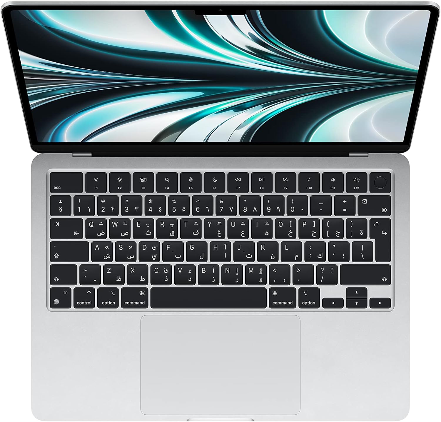 Apple MacBook Air Laptop 13.6-inch Silver - Up to 18 hours of battery life for all-day productivity. 0194253081586