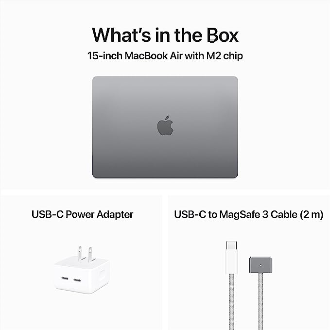 MacBook Air 15.3 - Up to 18 hours of battery life with efficient M2 chip ‎MQKQ3LL/A