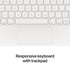 White Magic Keyboard with USB-C port for charging convenience 0194252439043