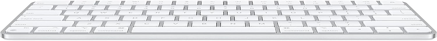 Apple Magic Keyboard (Latest Model) - International English - Silver: Experience comfort and efficiency with this sleek, long-lasting keyboard from Apple. 0194252543382