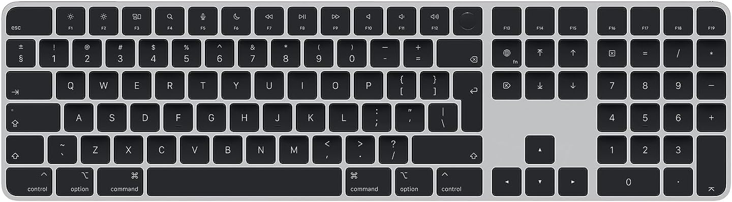 Apple Magic Keyboard with Touch ID and Numeric Keypad - Black Keys 0194252987469
