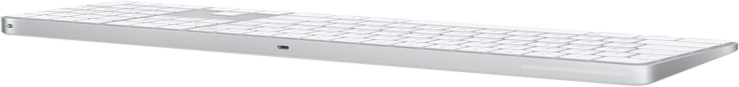 Apple Magic Keyboard with Touch ID - Silver - Automatically pairs with your Mac for quick setup. 0194252542774