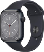 Apple Watch Series 8 - Midnight Aluminium Case with Midnight Sport Band - 45mm 0194253250395