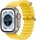 Apple Watch Ultra - Titanium Case, Yellow Ocean Band - SKU: 0194253143840