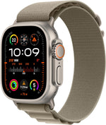 Apple Watch Ultra 2 Smartwatch with Titanium Case & Olive Alpine Loop - SKU: 0194253829515