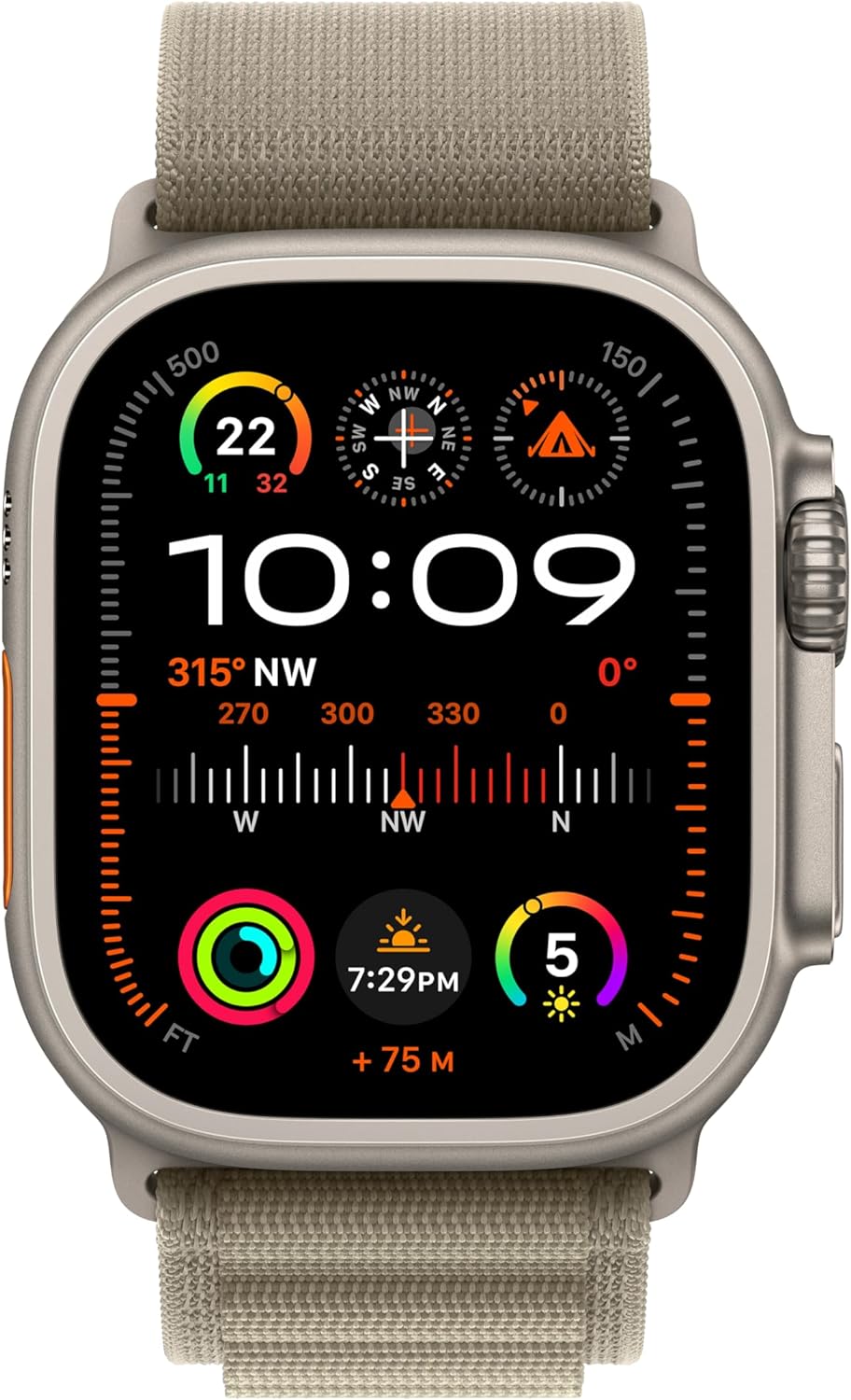 Rugged 49mm Apple Watch Ultra 2 with Cellular Capability - SKU: 0194253829515