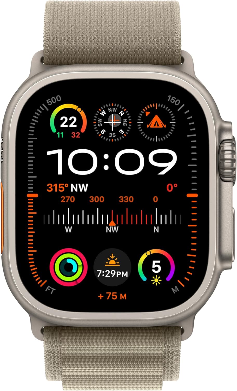 Apple Watch Ultra 2 - Carbon-neutral combination with specialized band options. 0194253829874