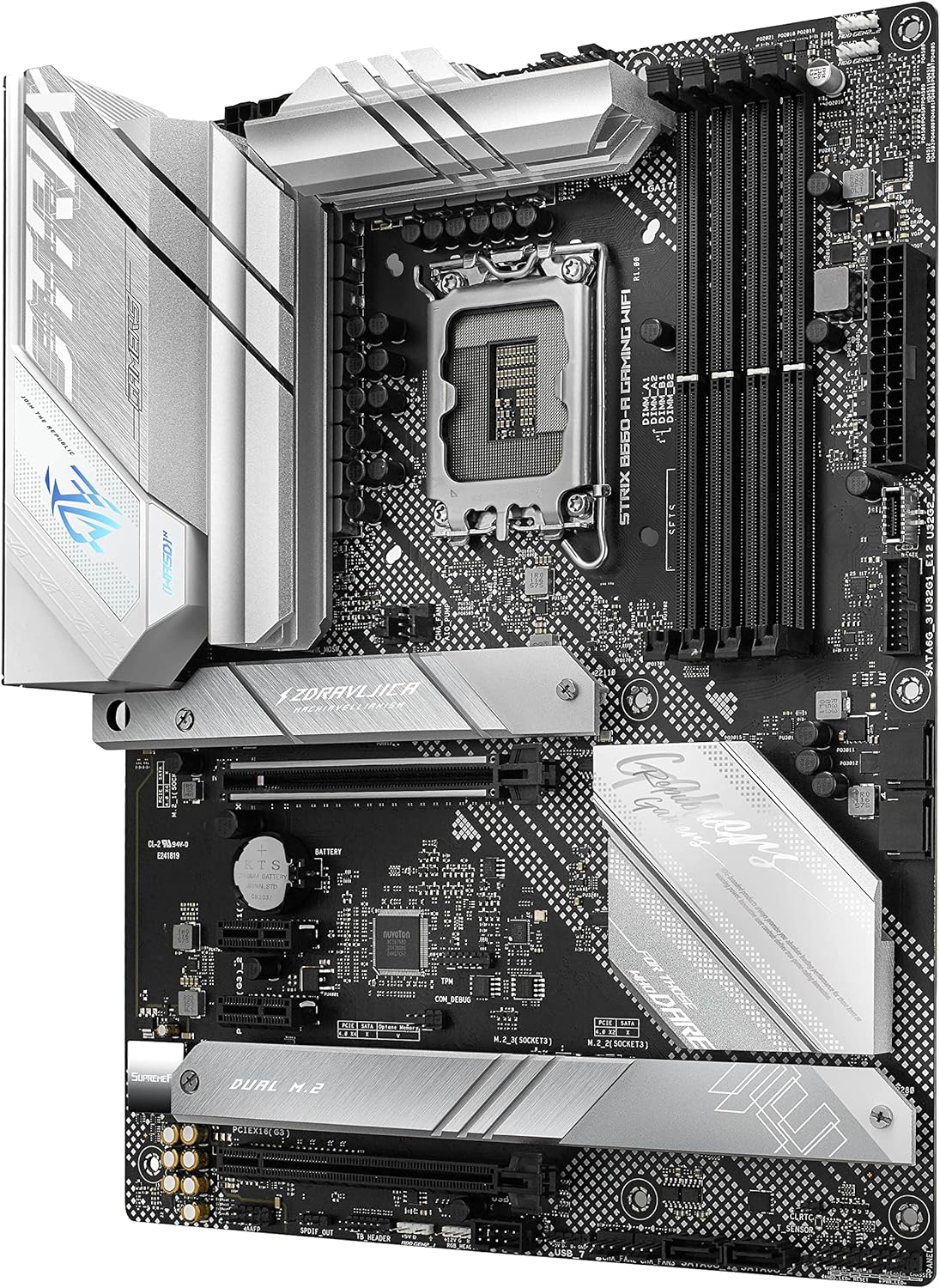 Asus B660 ATX Motherboard - LGA1700, DDR5, PCIe 5.0, M.2 Slots, HDMI, DisplayPort, USB 3.0 - Experience seamless gaming connectivity with PCI. e 5.0, HDMI 2.1, and DisplayPort 1.4. 4711081605430