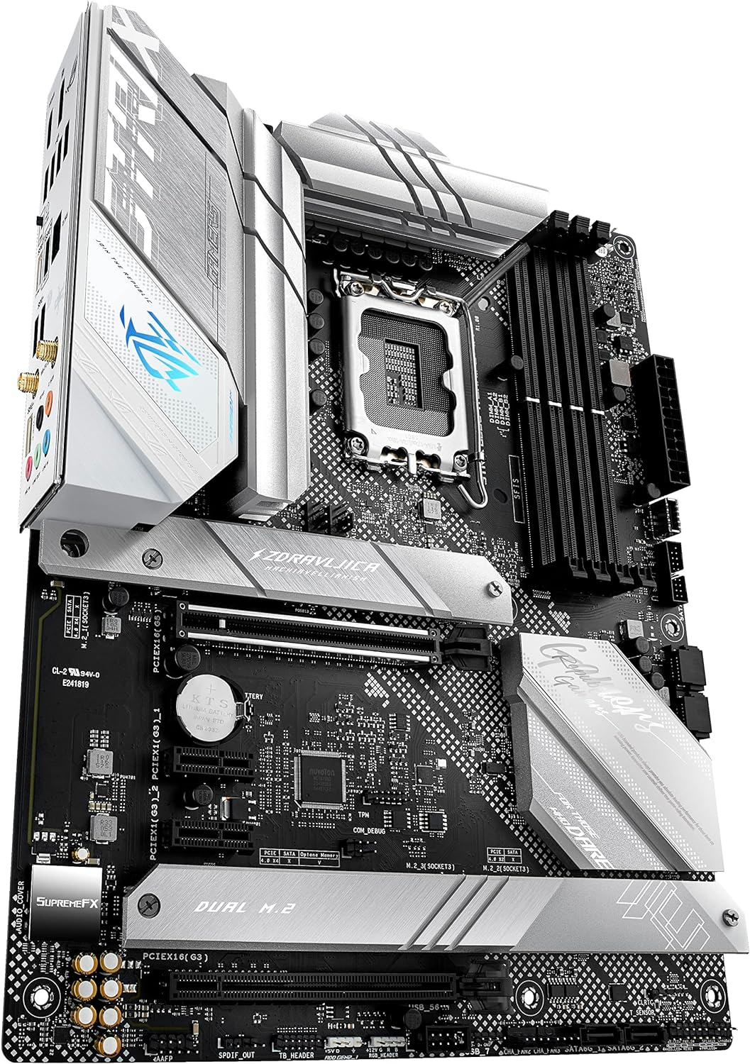 Asus B660 ATX Motherboard - LGA1700, DDR5, PCIe 5.0, M.2 Slots, HDMI, DisplayPort, USB 3.0 - Enjoy fast and reliable connectivity with Intel 2.5 GB Ethernet and WiFi 6. 4711081605430