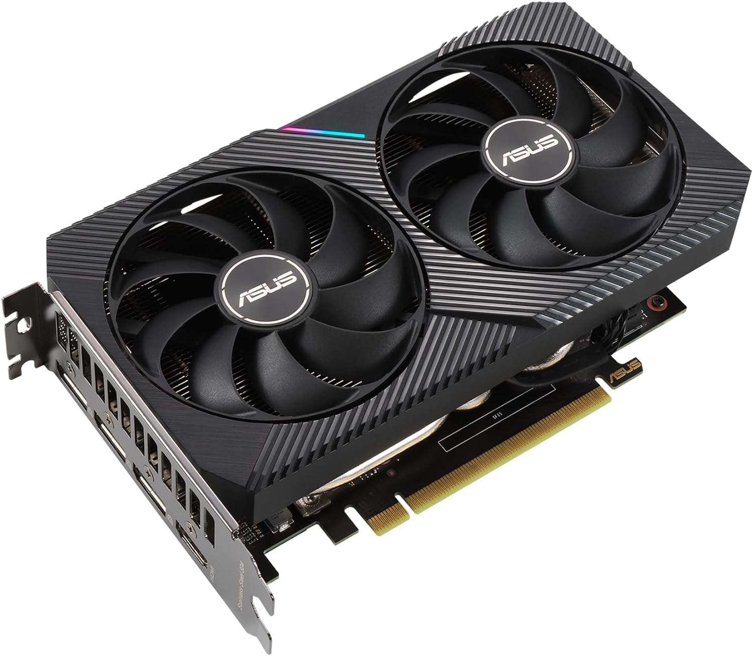 Experience the speed of NVIDIA Ampere Streaming Multiprocessors in the Asus Dual GeForce RTX 3060 V2 OC Graphics Card. 4711081309925D