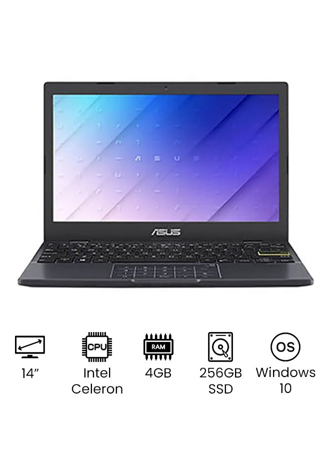 ASUS, Laptop 14 - inch Celeron N4020 4GB RAM 256GB SSD Integrated Graphics - 256GB SSD - 14 - inch - Integrated Graphics