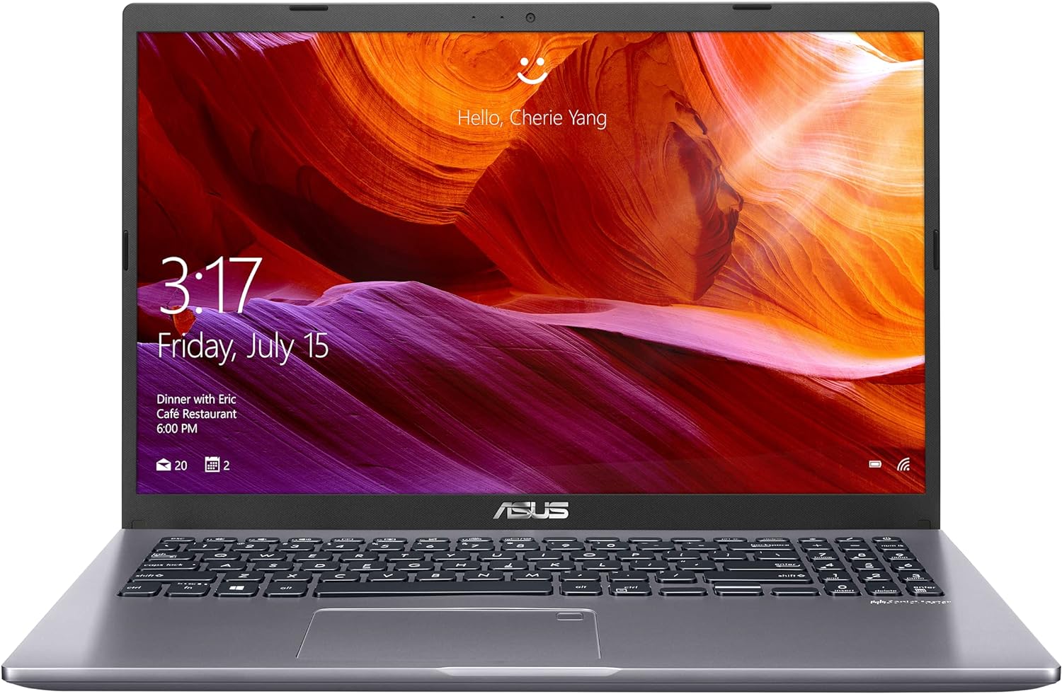 SKU: 0195553457958, Barcode: 195553457958 - ASUS Laptop 15.6-inch Core i3-10110U 4GB RAM 1TB HDD Integrated Graphics - Silver color, 15.6 screen, 1TB HDD, Core i3-10110U CPU, 4GB RAM, Windows 10 Home