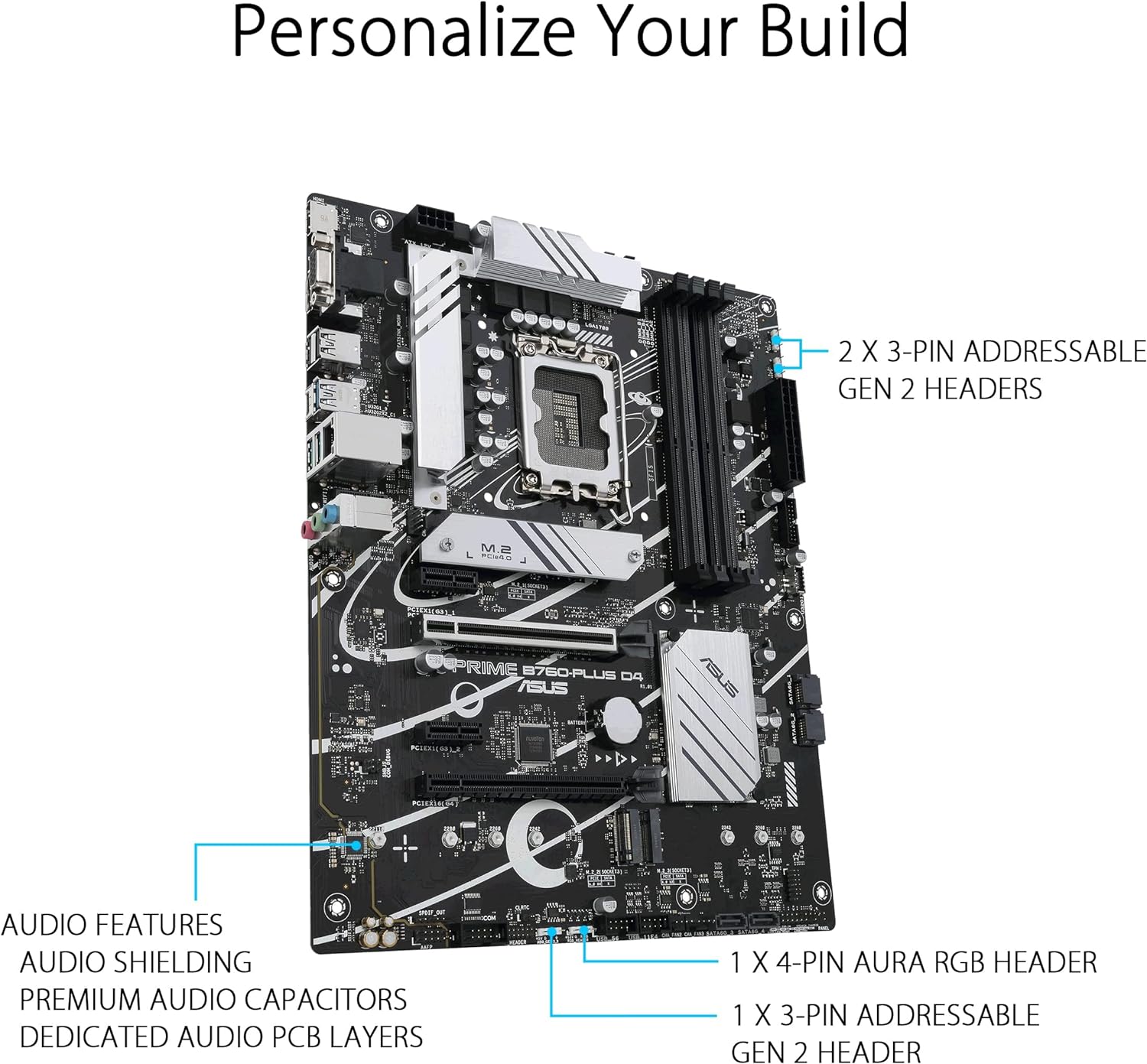 ASUS Prime B760-PLUS D4: Comprehensive Cooling and OptiMem Technology 0195553970303