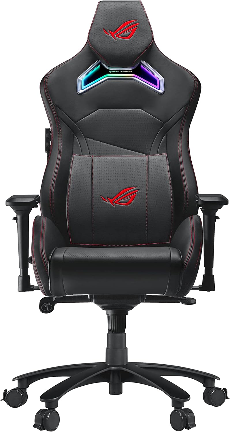 ASUS ROG Chariot Gaming Chair - Immerse yourself in dynamic gaming experiences with customizable RGB colors. 4718017322782D