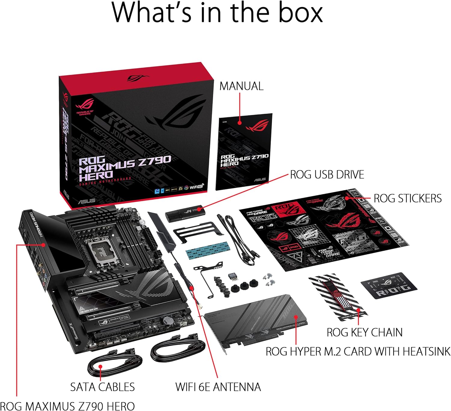 ASUS ROG Maximus Z790 Hero ATX Motherboard - Custom Fit Skoda Fabia Leather Cover 4711081931461