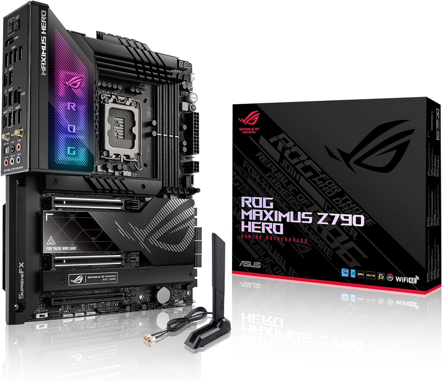 ASUS ROG Maximus Z790 Hero ATX Motherboard - AutoStyle Skoda Fabia Leather Cover 4711081931461