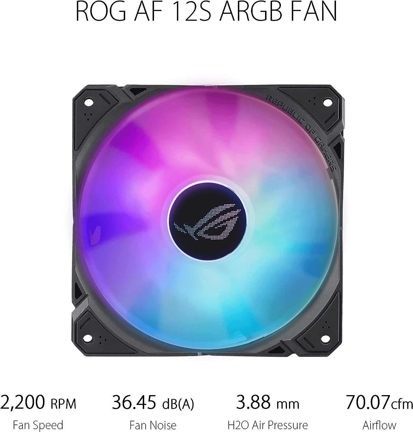 ASUS ROG RYUO III 240 ARGB AIO Liquid CPU Cooler - Premium ROG ARGB fans for high airflow. 0195553927628