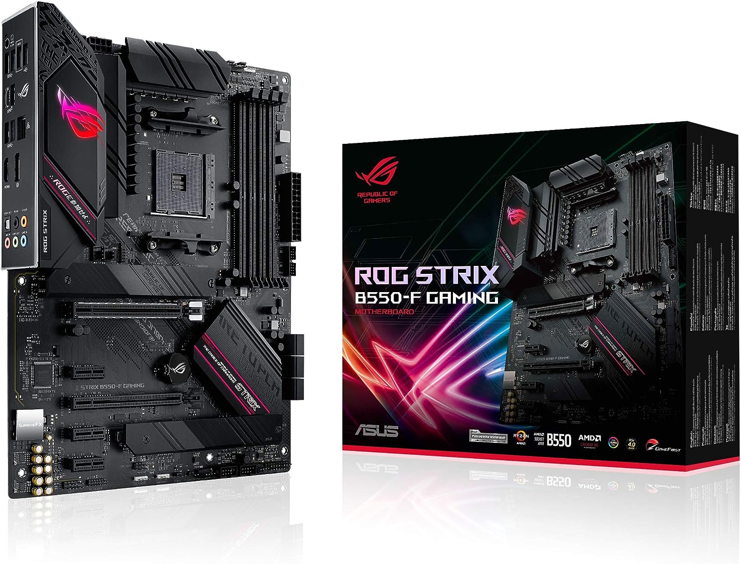 Asus ROG Strix B550-F Gaming motherboard with AM4 socket for AMD Ryzen 3rd gen processors 0192876749692