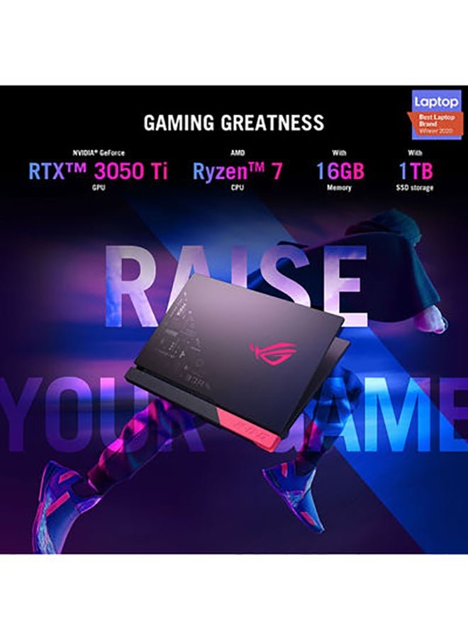 ASUS ROG Strix G15 G513QE - HN042T Laptop 15.6 - inch Ryzen 7 16GB RAM 1TB SSD NVIDIA GeForce RTX 3050 - 1TB SSD - 15.6 - inch - NVIDIA GeForce RTX 3050