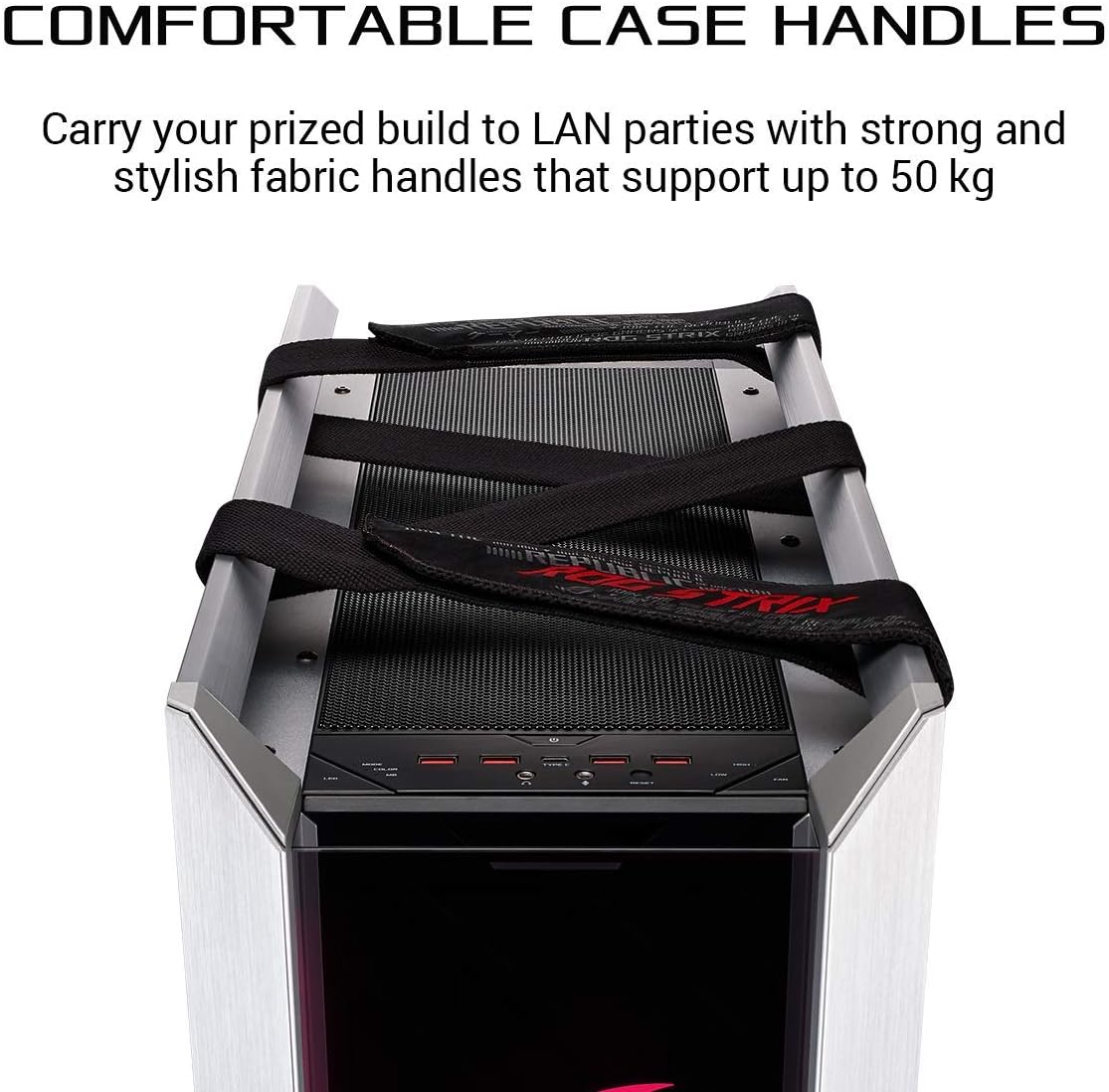 SKU: 0192876611302, Barcode: 192876611302 - Asus ROG Strix Helios GX601 White RGB Case: ASUS brand, 69.85 x 38.1 x 72.64 cm, 18kg.