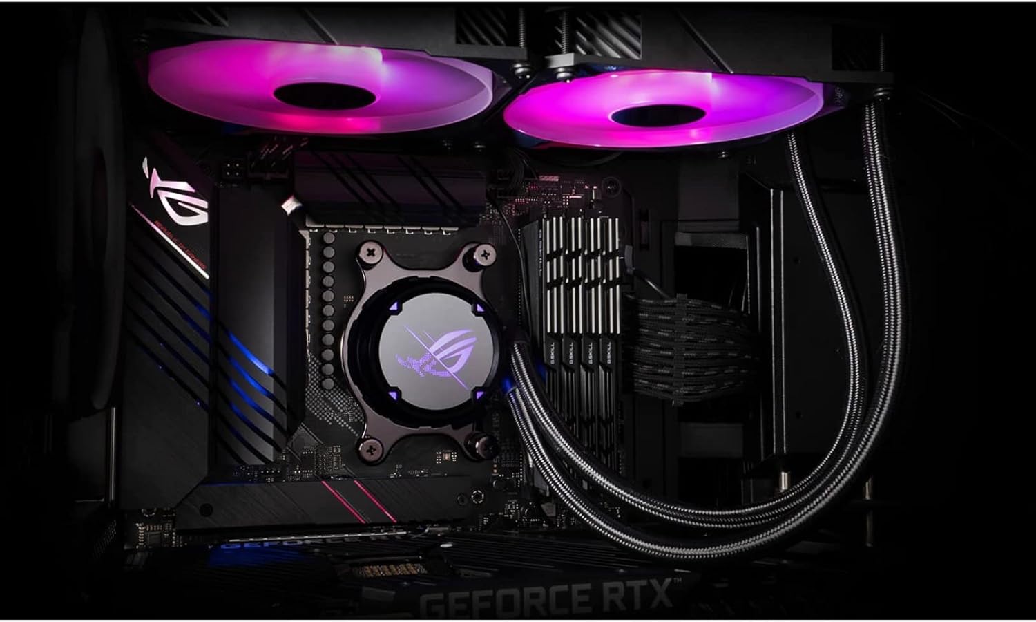 Asus ROG Strix LC II 240 ARGB AIO Cooler: Optimized Airflow, Static Pressure 0197105121256