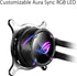 Asus ROG Strix LC II 240 ARGB AIO Cooler: ARGB Fans, Low Noise Pump 0197105121256