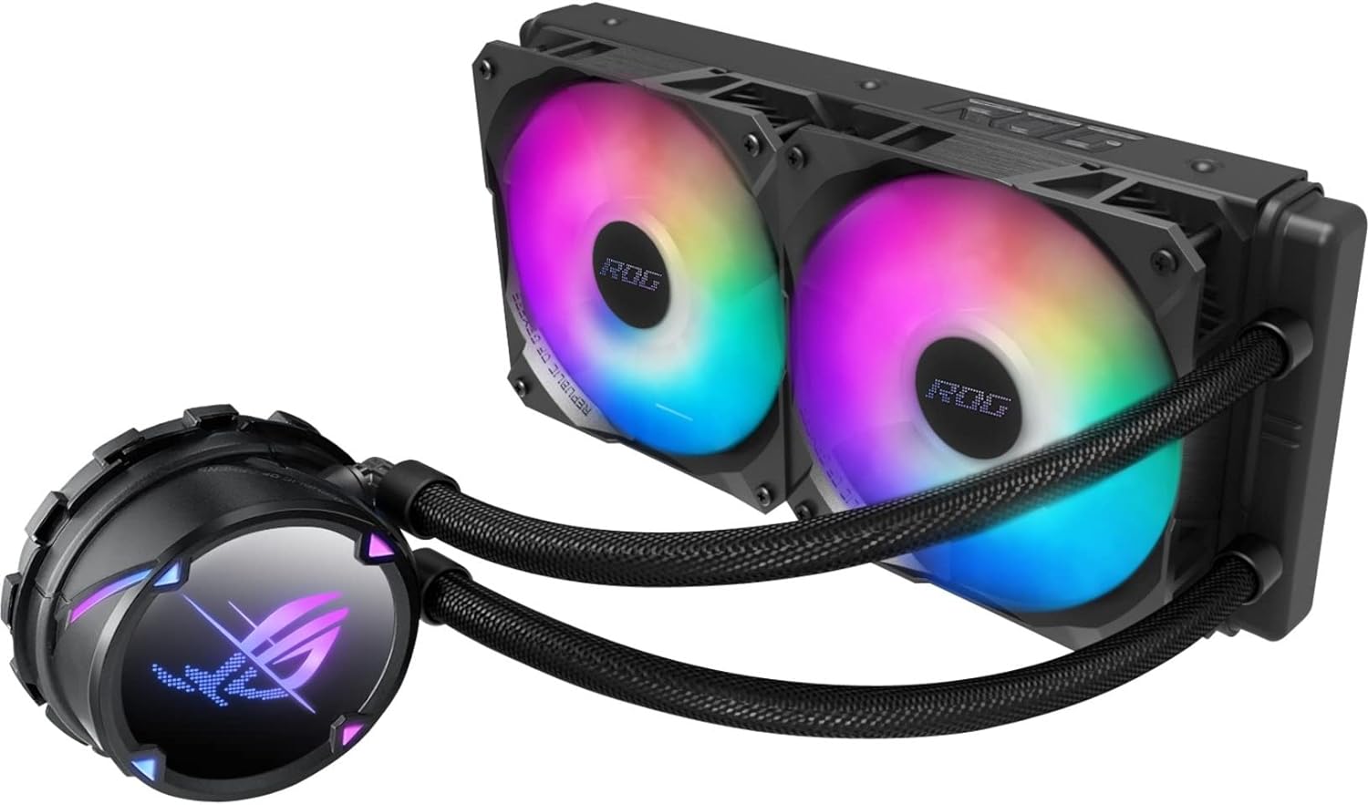 Asus ROG Strix LC II 240 ARGB AIO Liquid CPU Cooler with RGB Fans, Intel/AMD Support 0197105121256