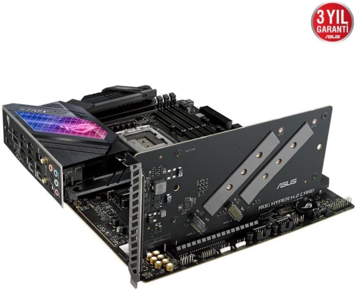 Asus ROG Strix Z690 E Gaming WiFi ATX Motherboard - PCIe 5.0 Support for faster data transfer 4711081494638