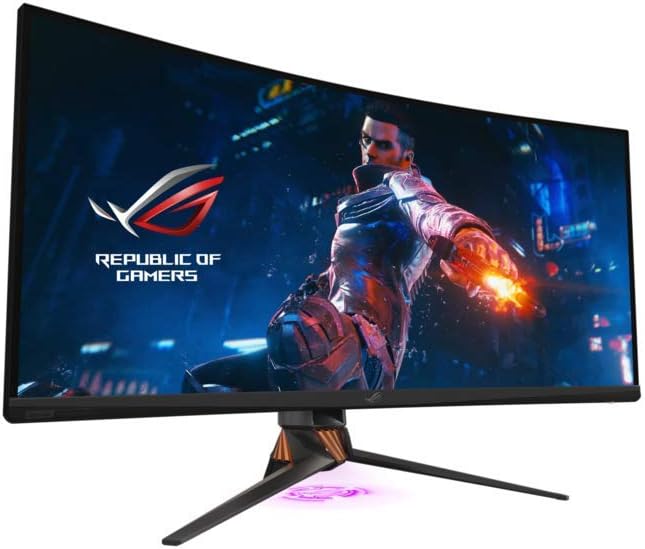 ASUS ROG Swift PG35VQ 35” Curved HDR Gaming Monitor - Smart fan control ensures optimal thermals without excess noise during gameplay. 4718017308762D