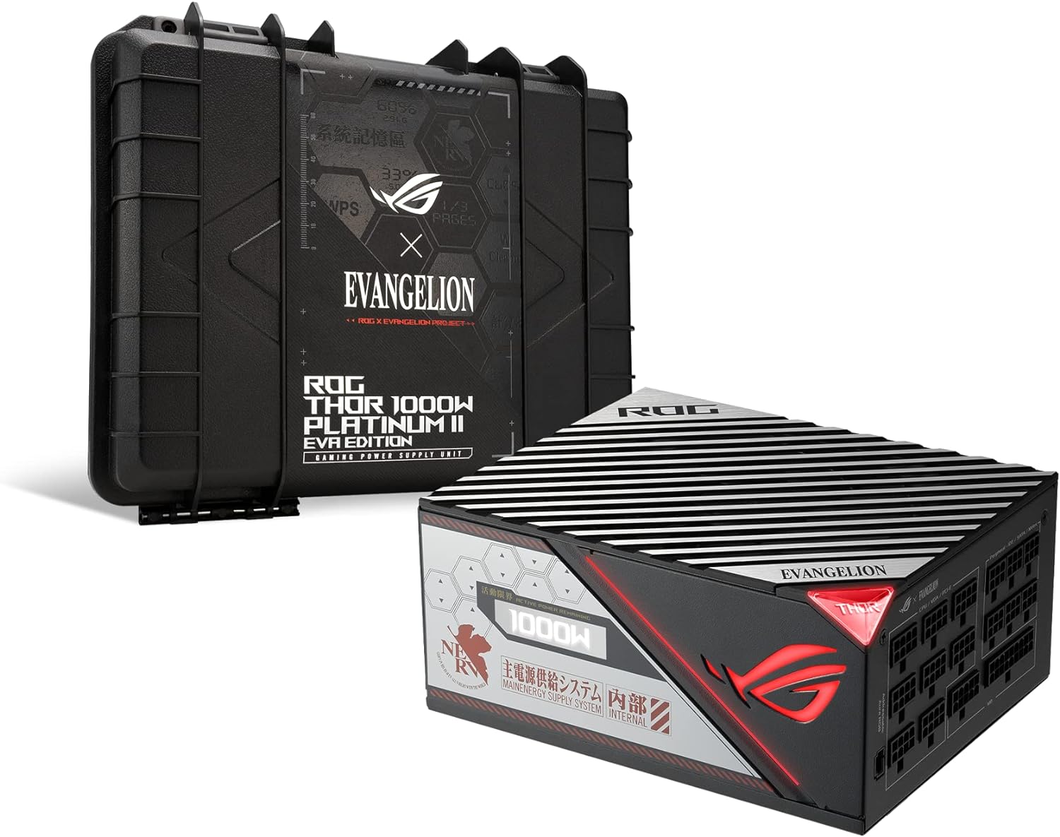 ASUS ROG Thor 1000W Platinum II EVA Edition PSU - 80+ Platinum, OLED Panel, AuraSync 4711081723196