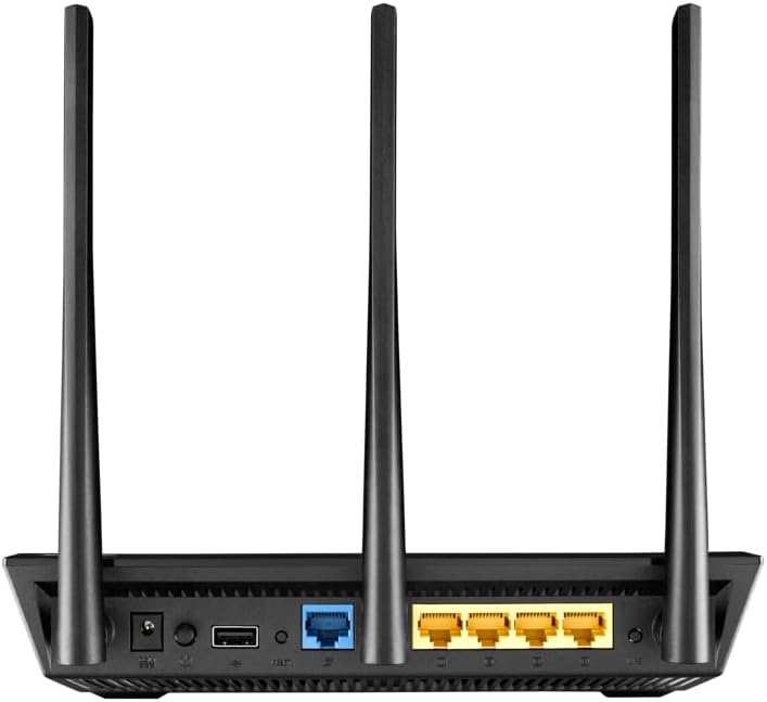 Asus RT-AC66U Dual-Band Router - Fast Wi-Fi Speeds - Ideal for home or office use. 4716659214199D
