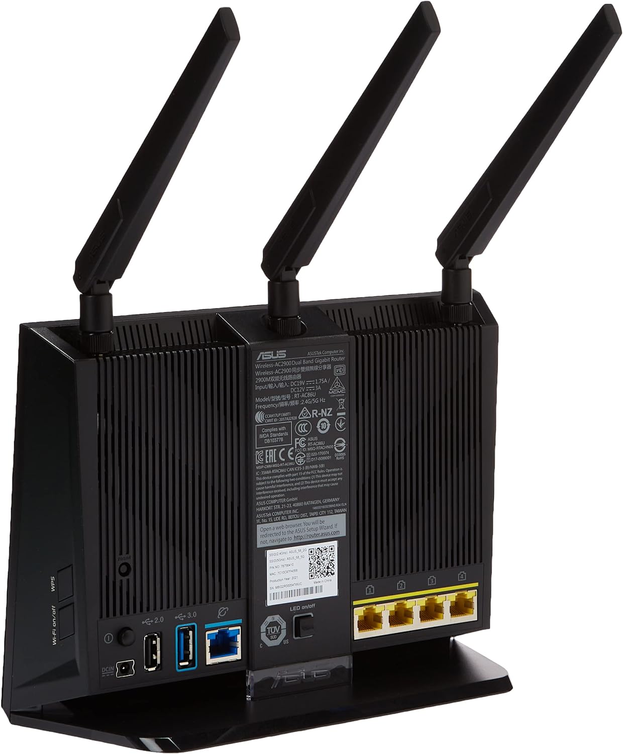 High-speed AC2900 wireless router for lag-free gaming and 4K streaming 4716659214199E