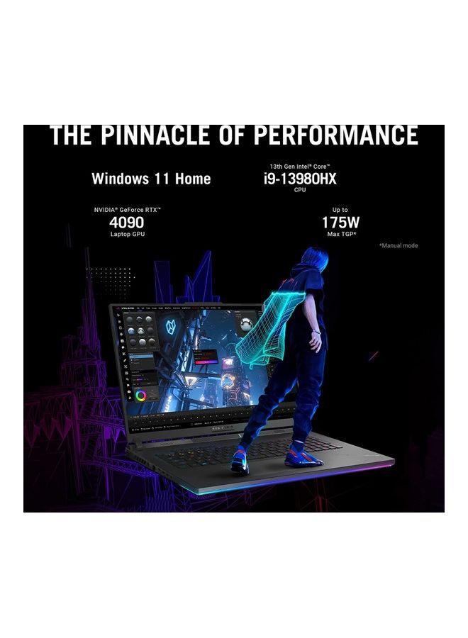 ASUS Strix SCAR 18 G834JY - N6064W Gaming Laptop 18 - inch Core i9 - 13980HX 32GB RAM 2TB SSD NVIDIA GeForce RTX 4090 - 2TB SSD - 18 - inch - NVIDIA GeForce RTX 4090