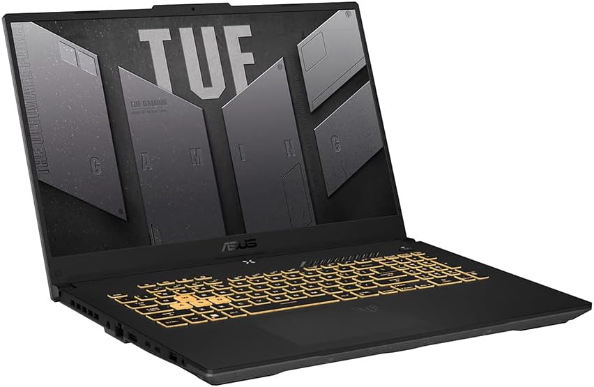 Black ASUS TUF F17 FX707ZV 17.3 Full HD Gaming Laptop - Windows 11, 8GB RAM, 512GB SSD 4711387004951