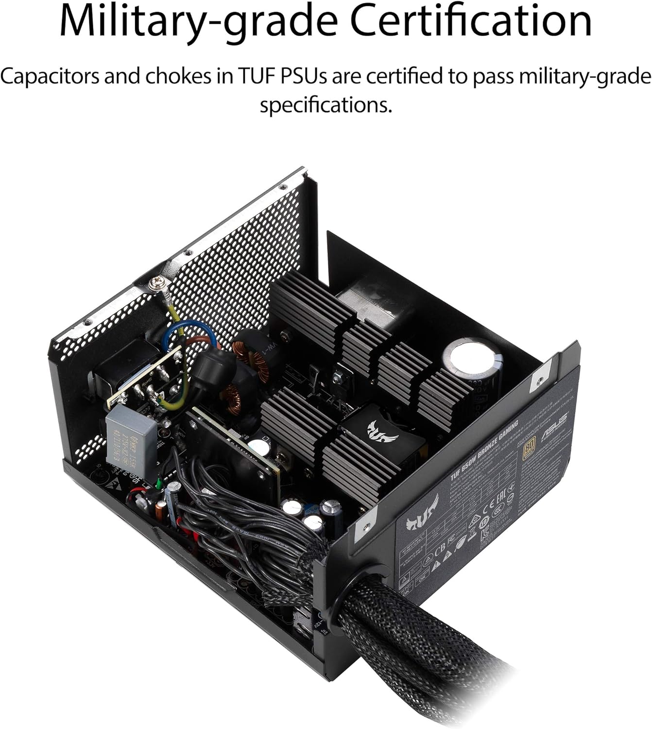 Reliable ASUS TUF GAMING 650W PSU - 0dB Technology, 80 PLUS Bronze, 80cm 8-pin CPU Connector 0192876724224