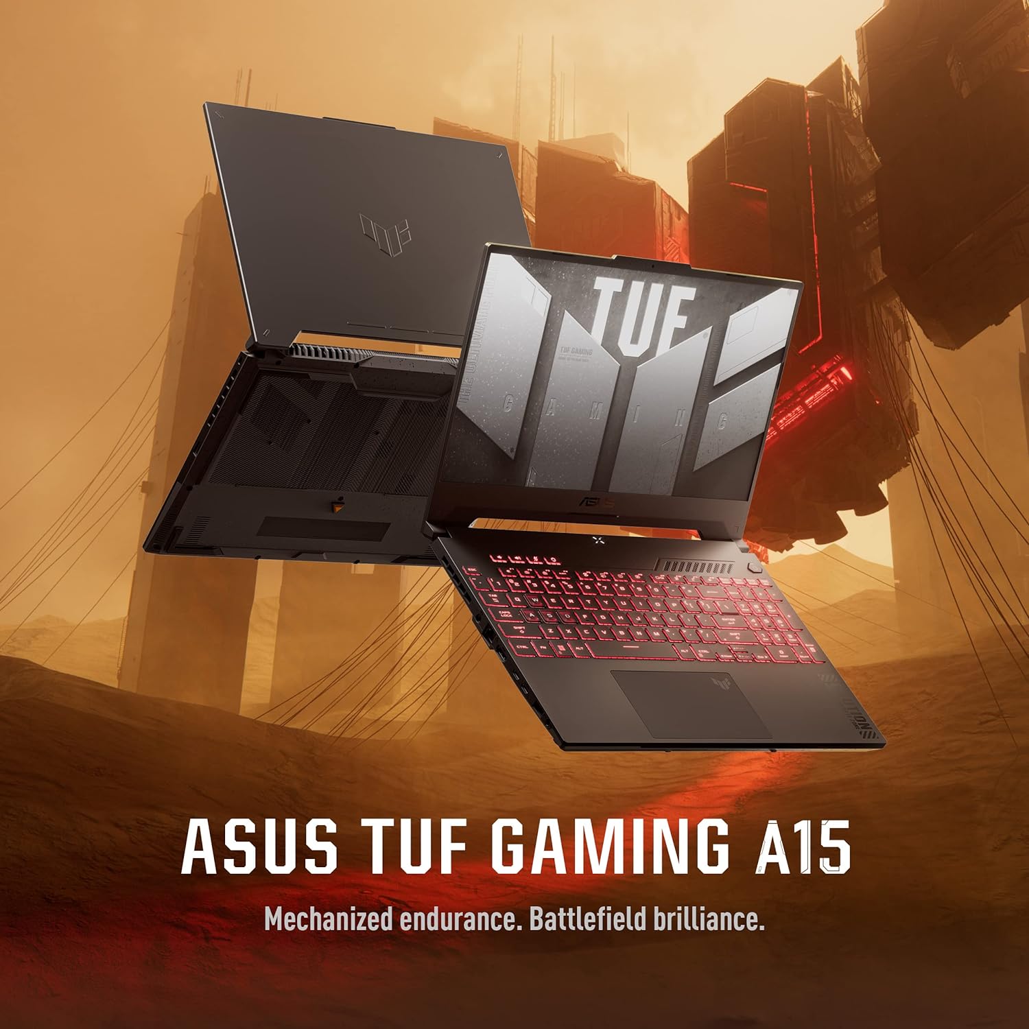 ASUS TUF Gaming A15 FA507NV-LP023W laptop with 15.6-inch screen, Ryzen 7 CPU, and 16GB RAM 0197105077874